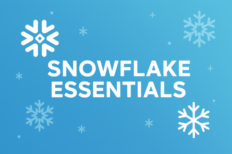 Snowflake Data Essentials & SnowPro Associate Certification Prep